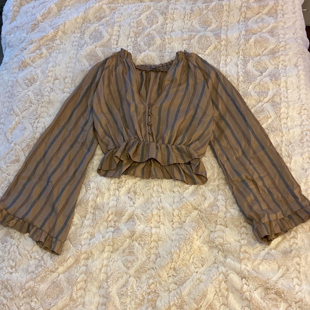 Brown blouse